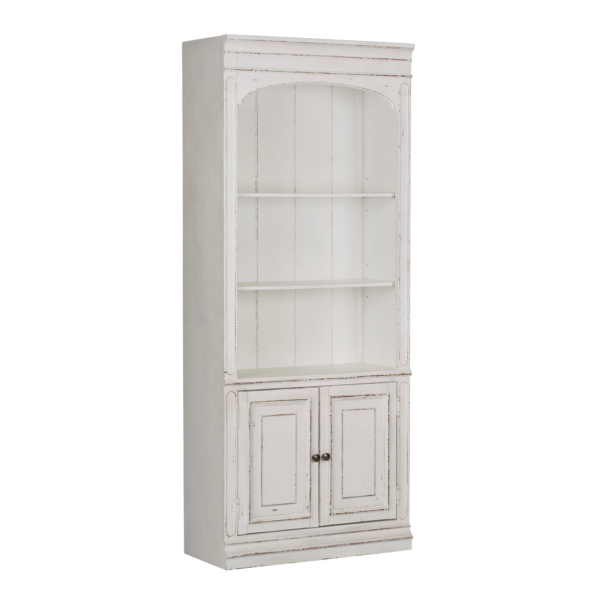 Magnolia Manor Antique White Bunching Bookcase | Woodstock
