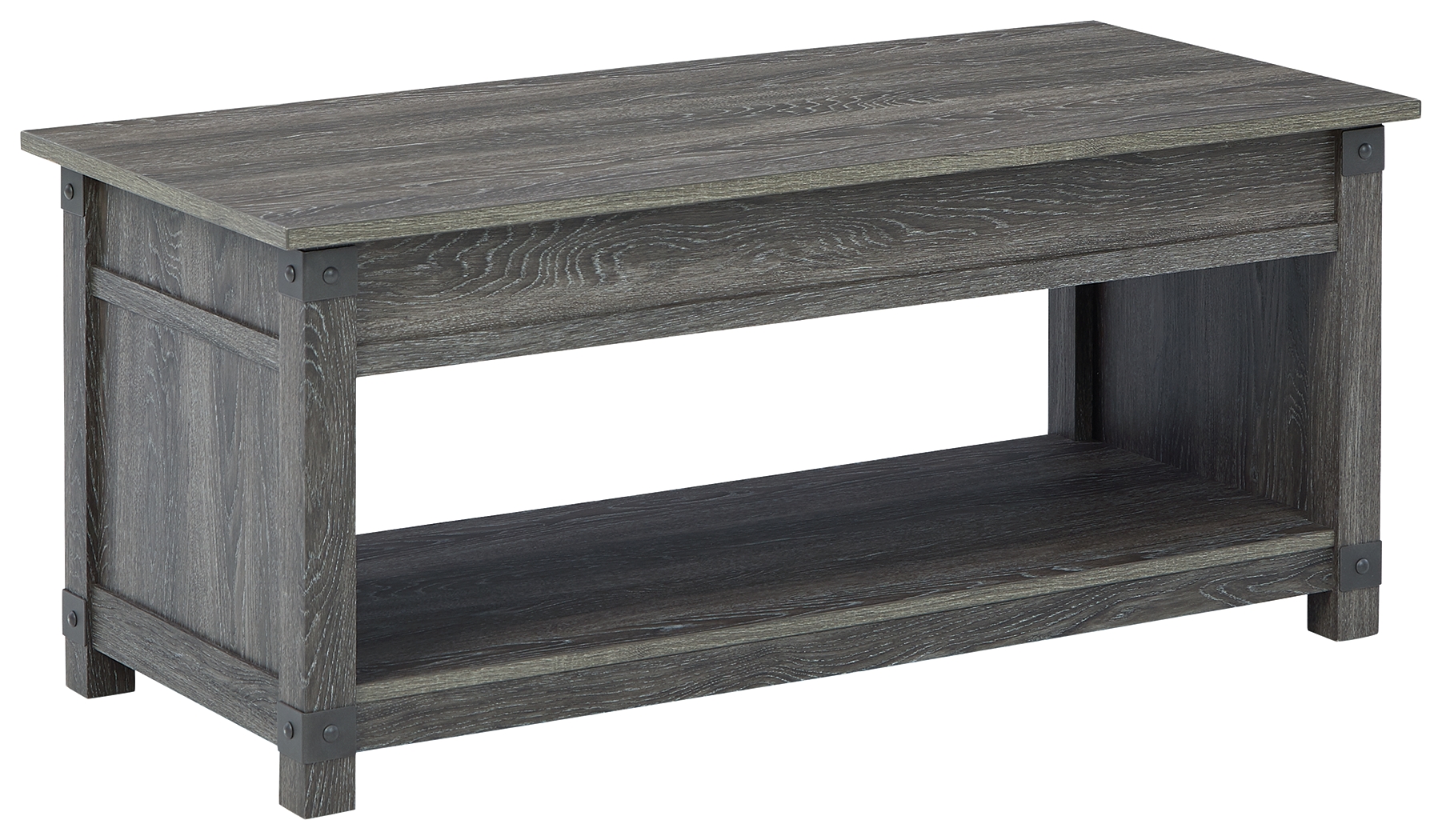Freedan Gray Rectangular Lift Top Cocktail Table | Woodstock