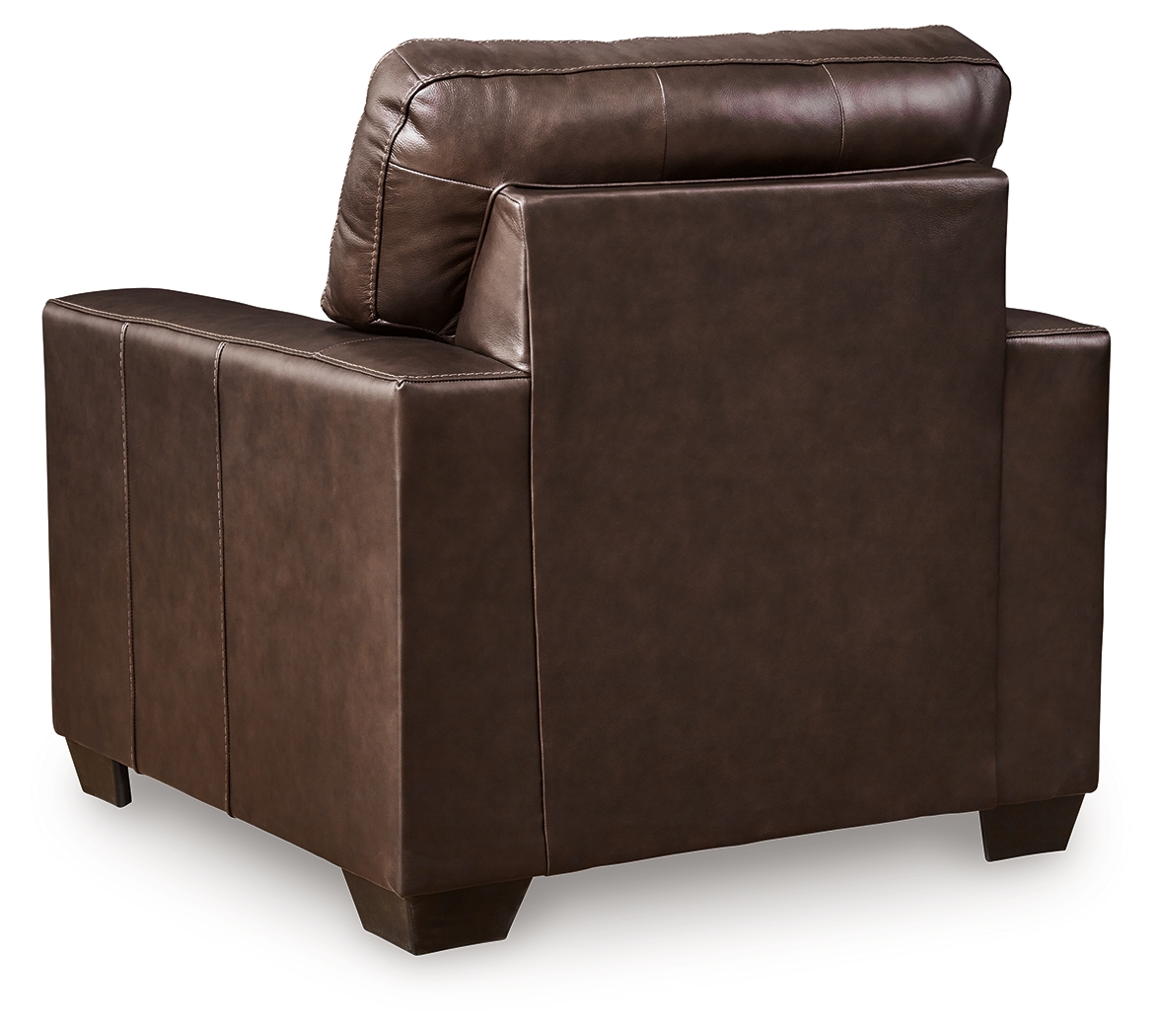 Santorine Dark Brown Leather Accent Chair | Woodstock Furniture