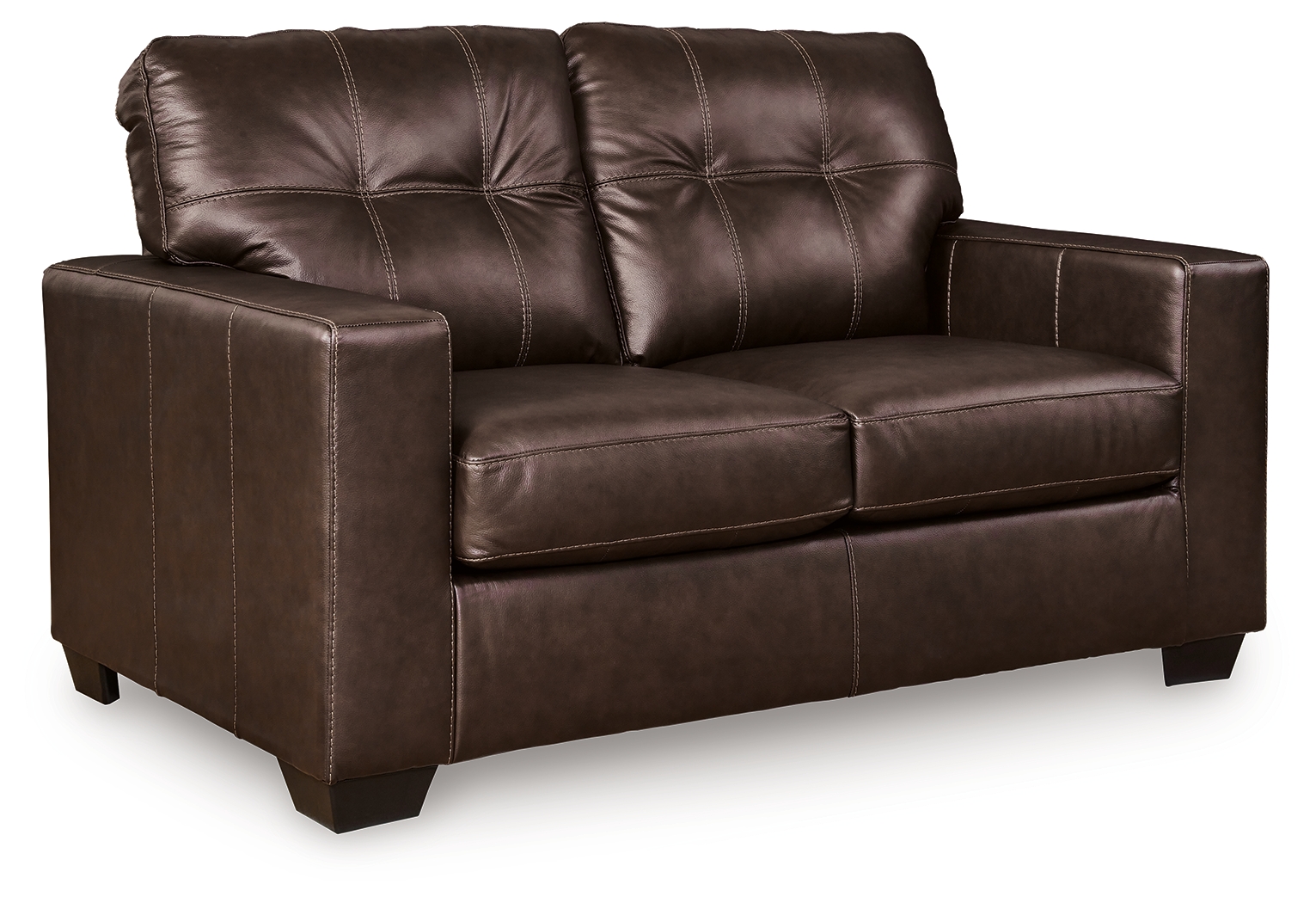 Santorine Dark Brown Leather Accent Chair | Woodstock Furniture