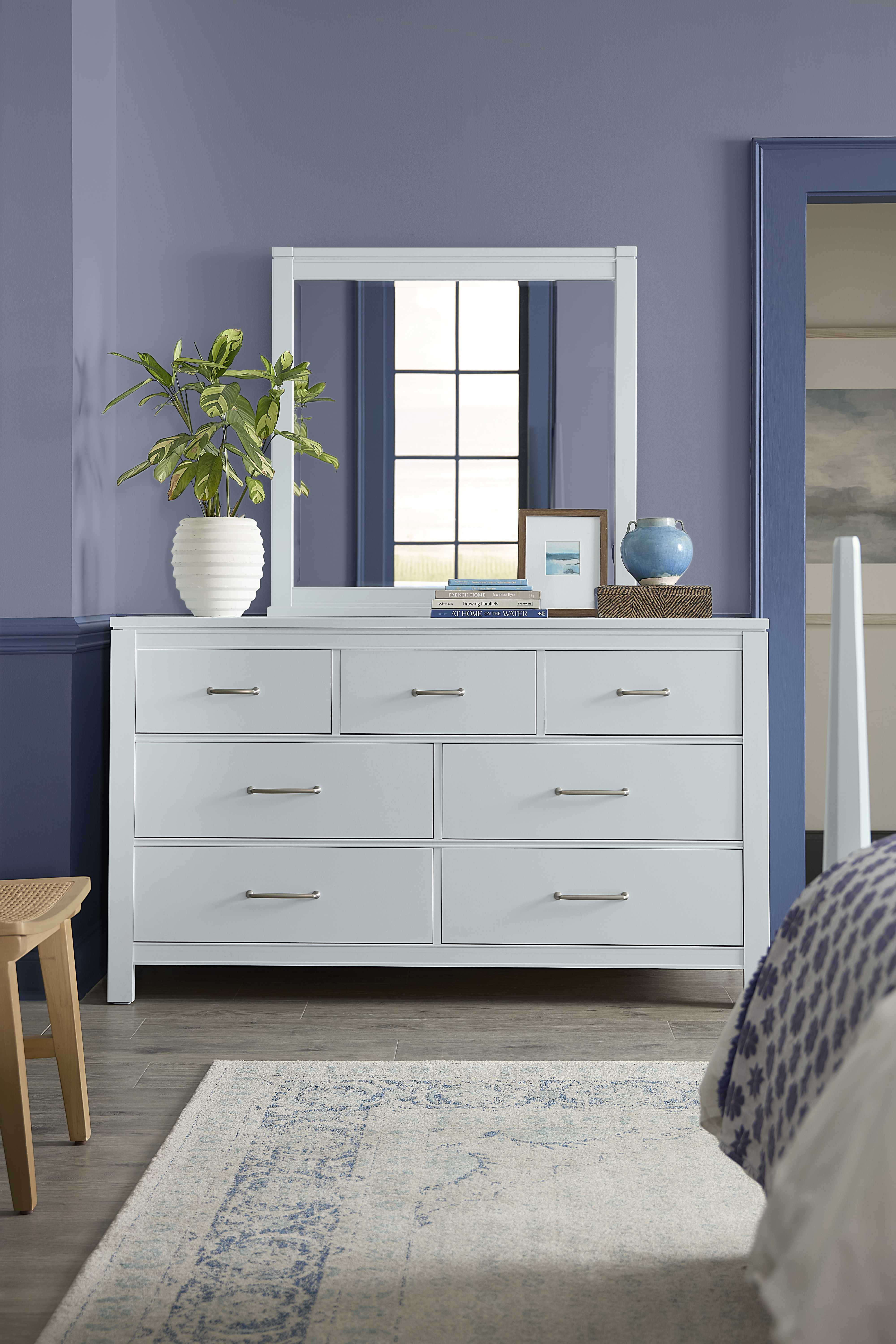 Tide Timber Blue Maple 7 Drawer Dresser | Woodstock Furniture