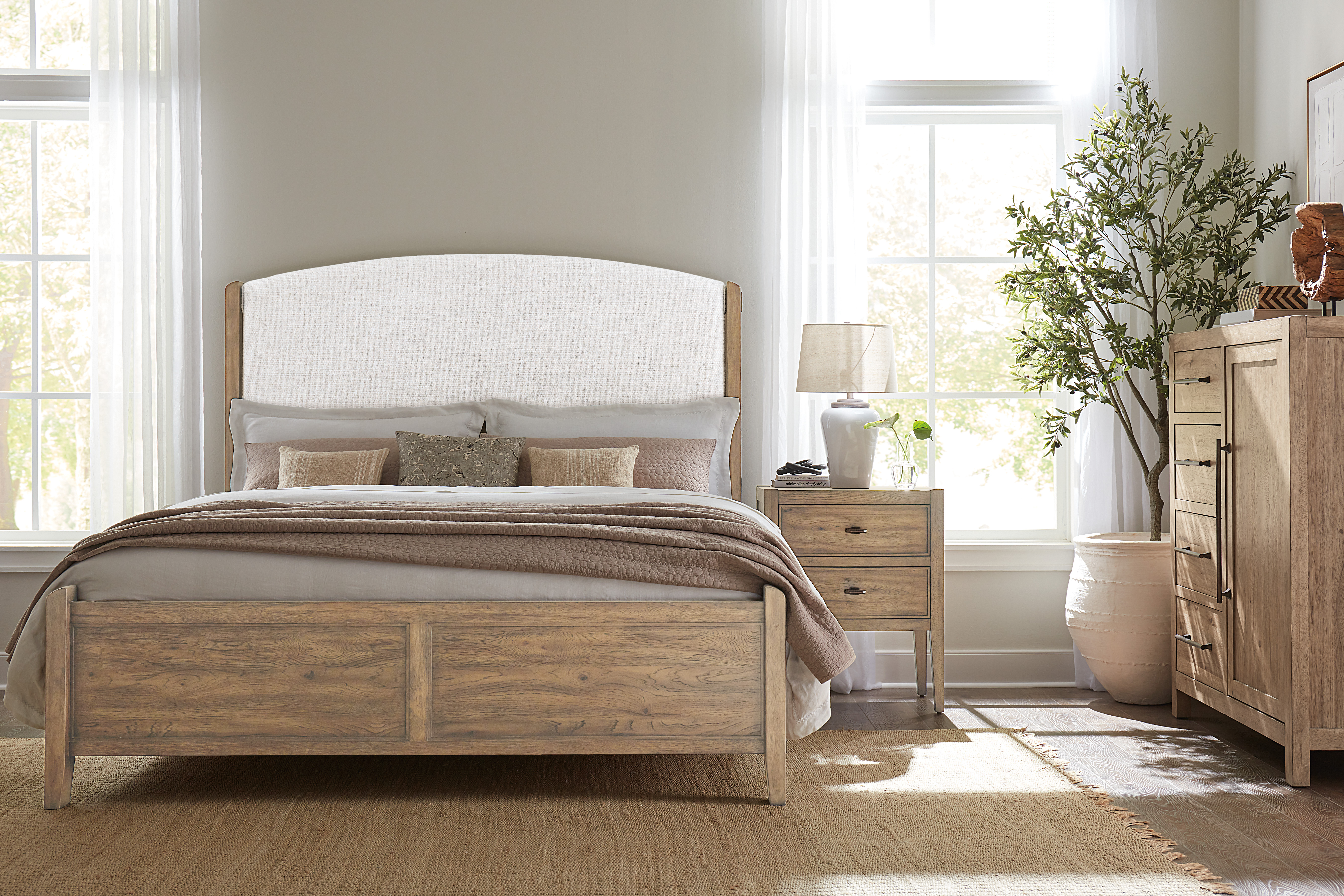 Vineyard Row Sonoma Brown 4 Drawer Door Chest | Woodstock