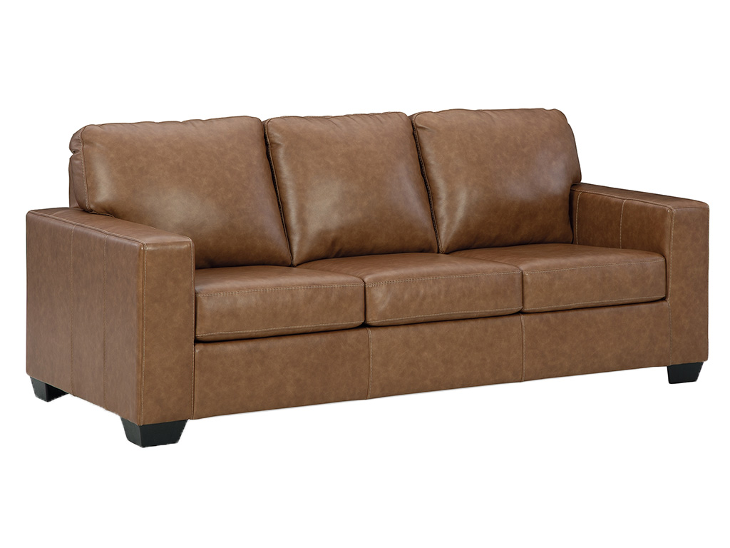Bolsena Caramel Leather Queen Sofa Sleeper | Woodstock Furniture