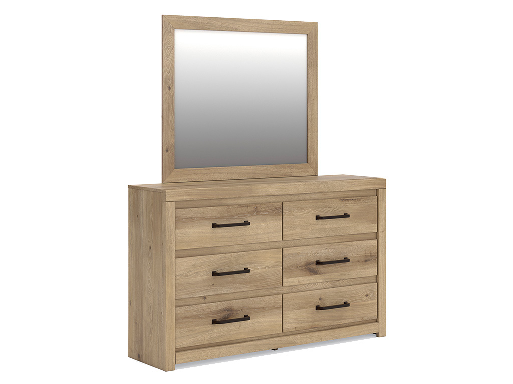 Brozmont Tan 3 Piece Panel Bedroom Set | Woodstock Furniture