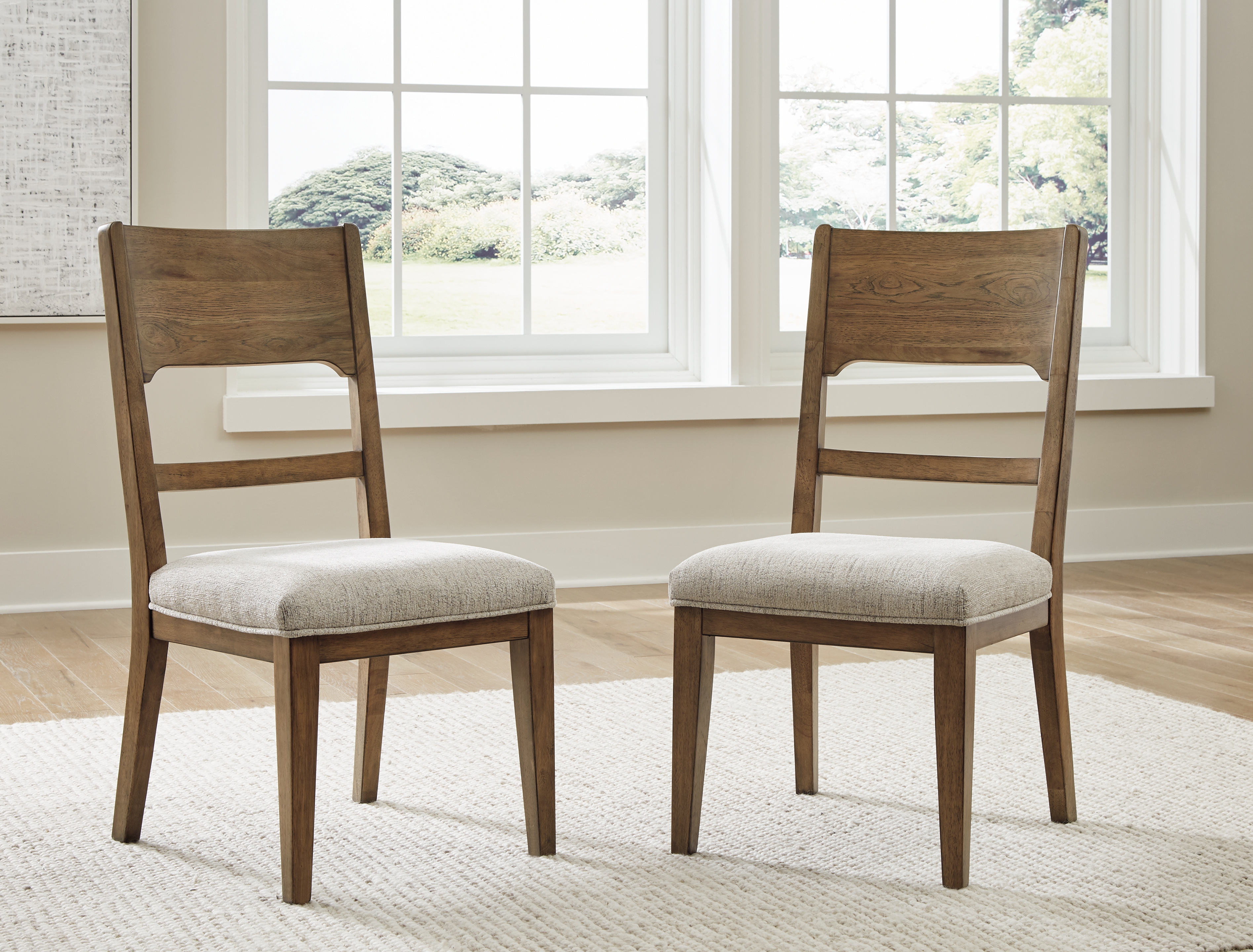 Cabalynn Light Brown 8 Piece Dining Set With Dining Server