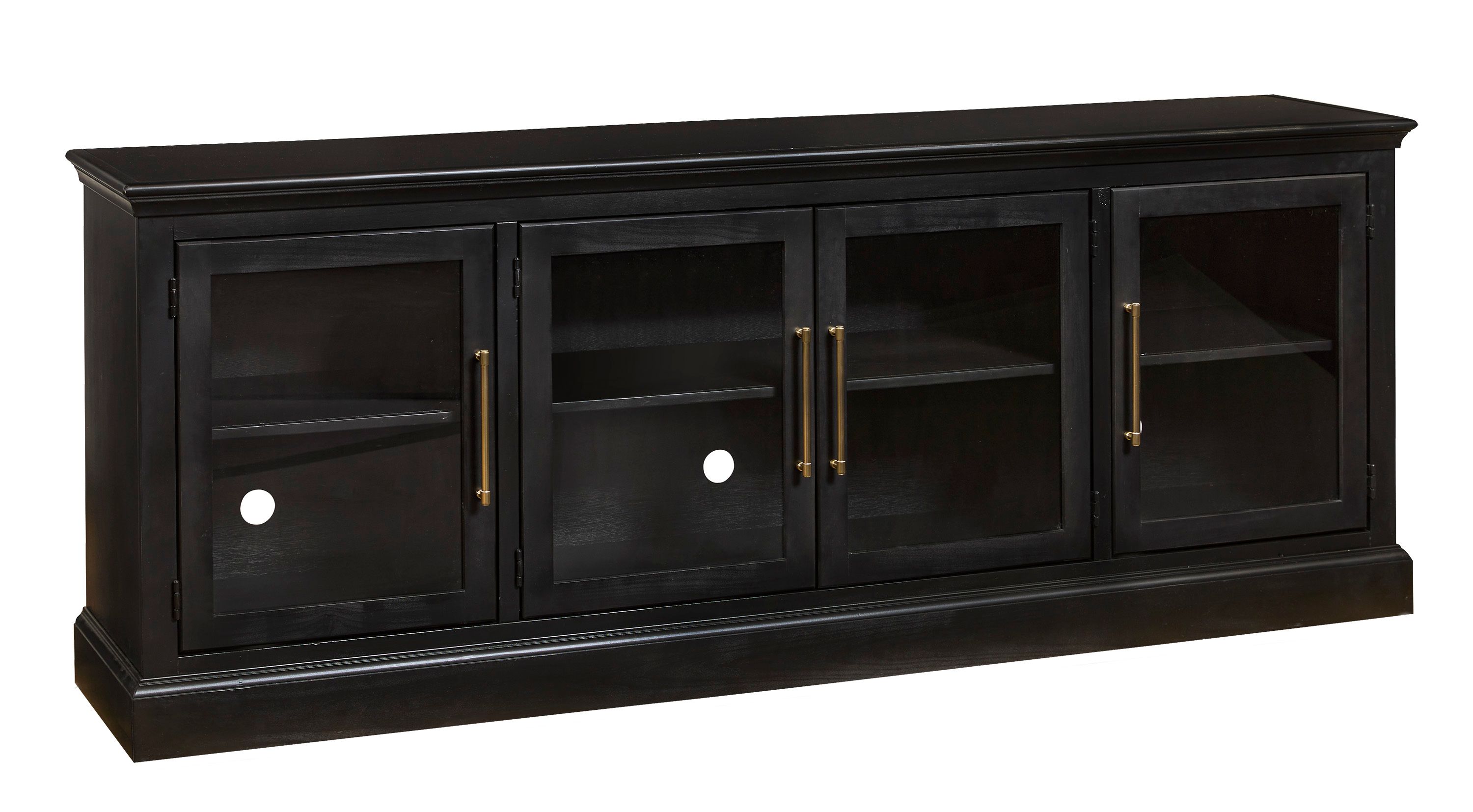 Byron Black 84 Tv Console | Woodstock Furniture & Mattress Outlet