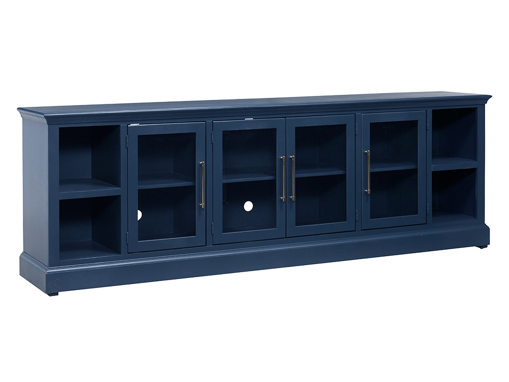 Byron Malta Blue 98 Tv Console | Woodstock Furniture & Mattress Outlet