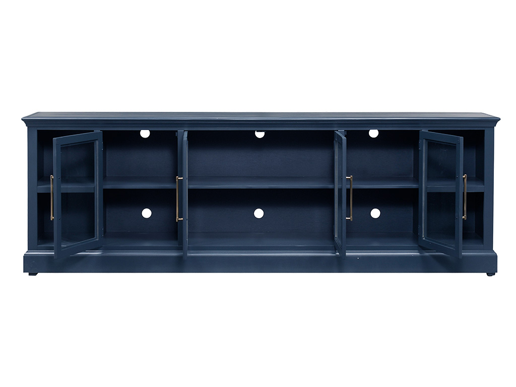 Byron Malta Blue 98 Tv Console | Woodstock Furniture & Mattress Outlet