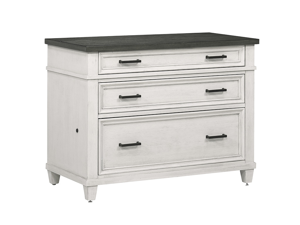 Caraway Aged Ivory Lateral File | Woodstock Furniture & Mattress
