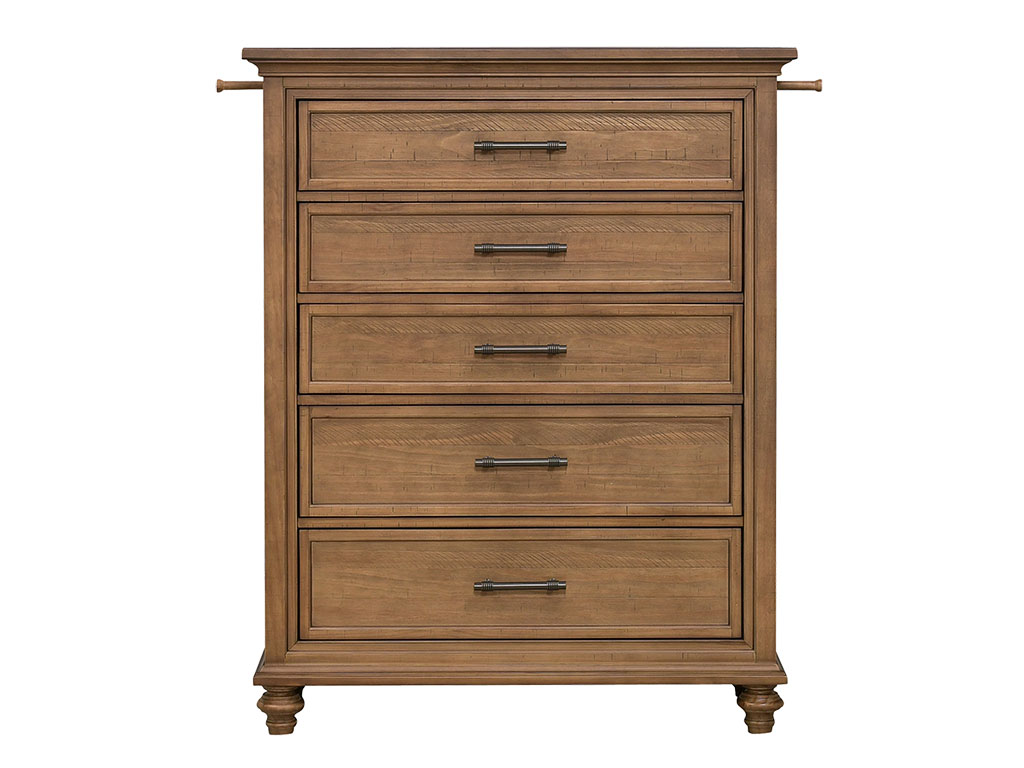 Hensley Warm Honey 3 Drawer Nightstand | Woodstock Furniture