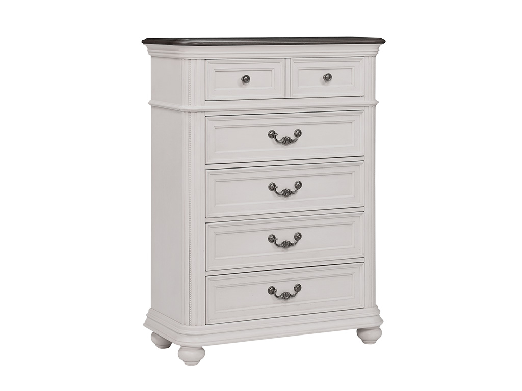 West Chester White Weathered Oak Chest | Woodstock Furniture