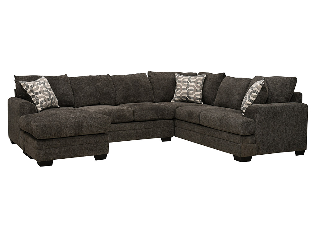 Bailey Charcoal 2 Piece Sectional | Woodstock Furniture & Mattress