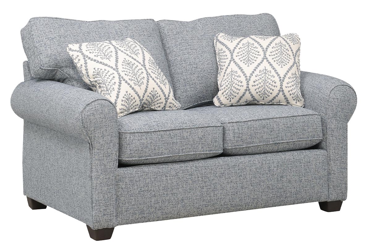 SNOOPY LOVE チーフジョセフスレイト柄 Charlie Sugarloaf Steel Loveseat | Woodstock Furniture & Mattress