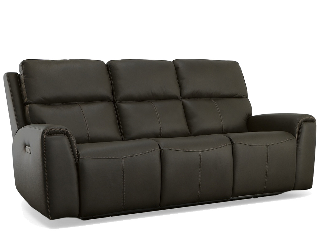 Jarvis Mica Leather Zero Gravity Power Reclining Sofa Power