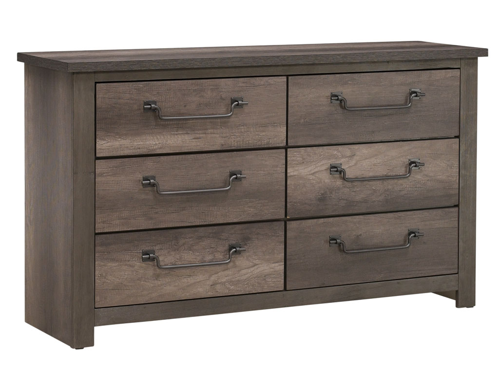 grey 6 drawer double dresser Homelegance Lenior Gray Dresser organizer