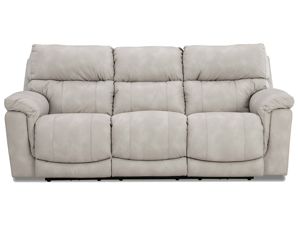 Cosmo Taupe Zero Gravity Triple Power Reclining Sofa | Woodstock