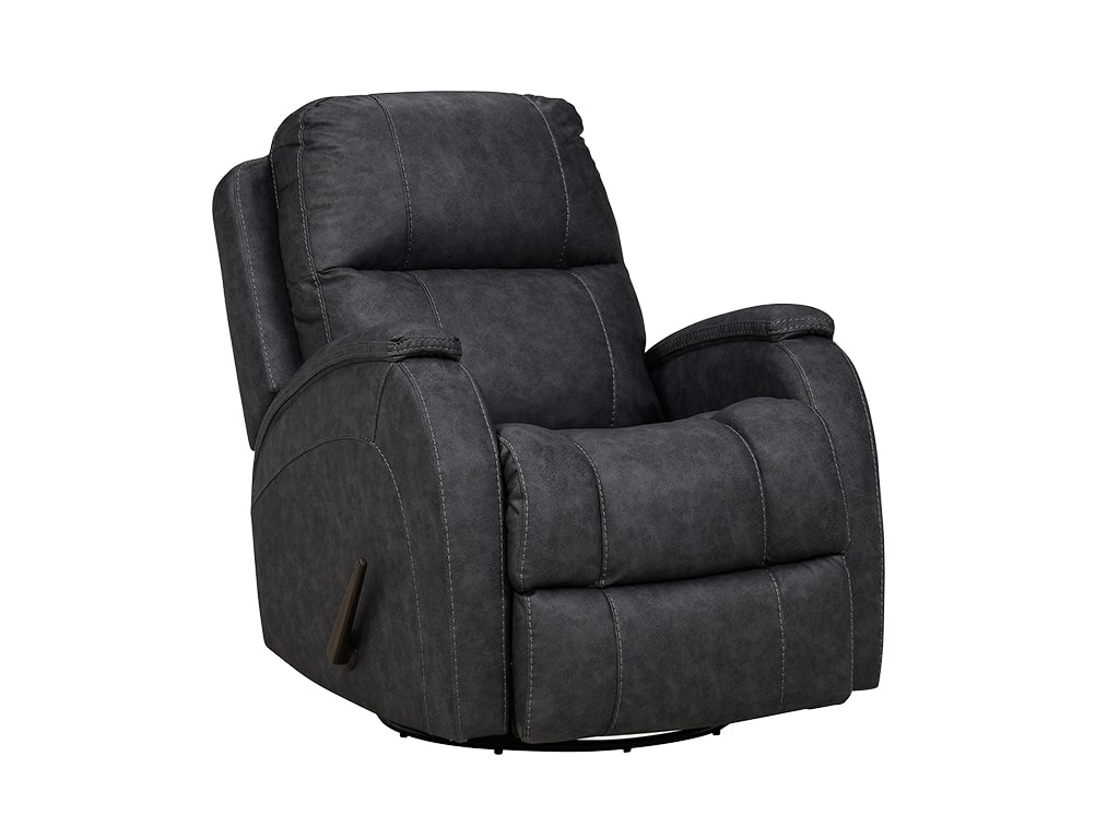 Zena Taupe Swivel Glider Recliner | Woodstock Furniture & Mattress