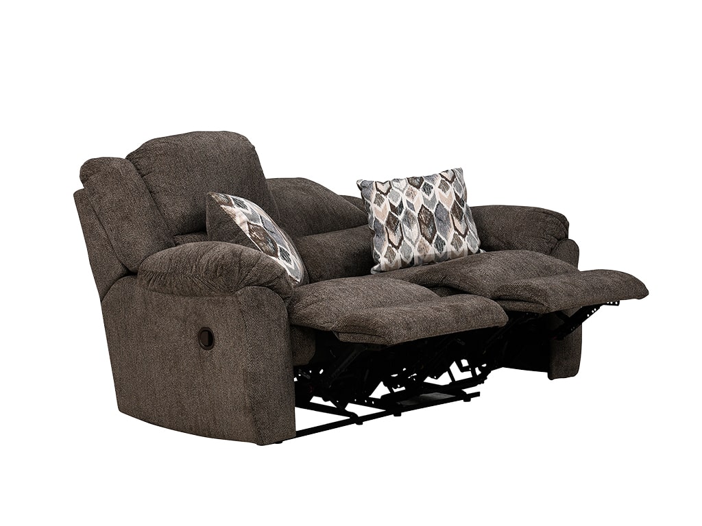 Newport Clove Manual Double Reclining Loveseat | Woodstock