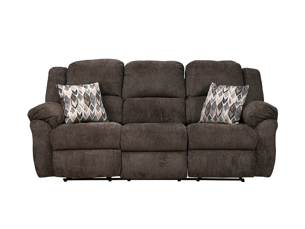 Newport Clove Manual Double Reclining Loveseat | Woodstock