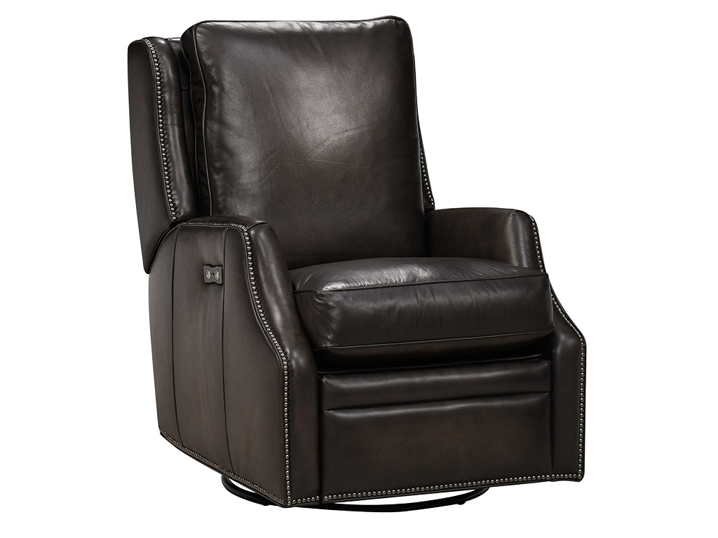 p*k様 journal standard Furniture | LYON S Kerley Sarzana Castle Leather Power Swivel Glider Recliner