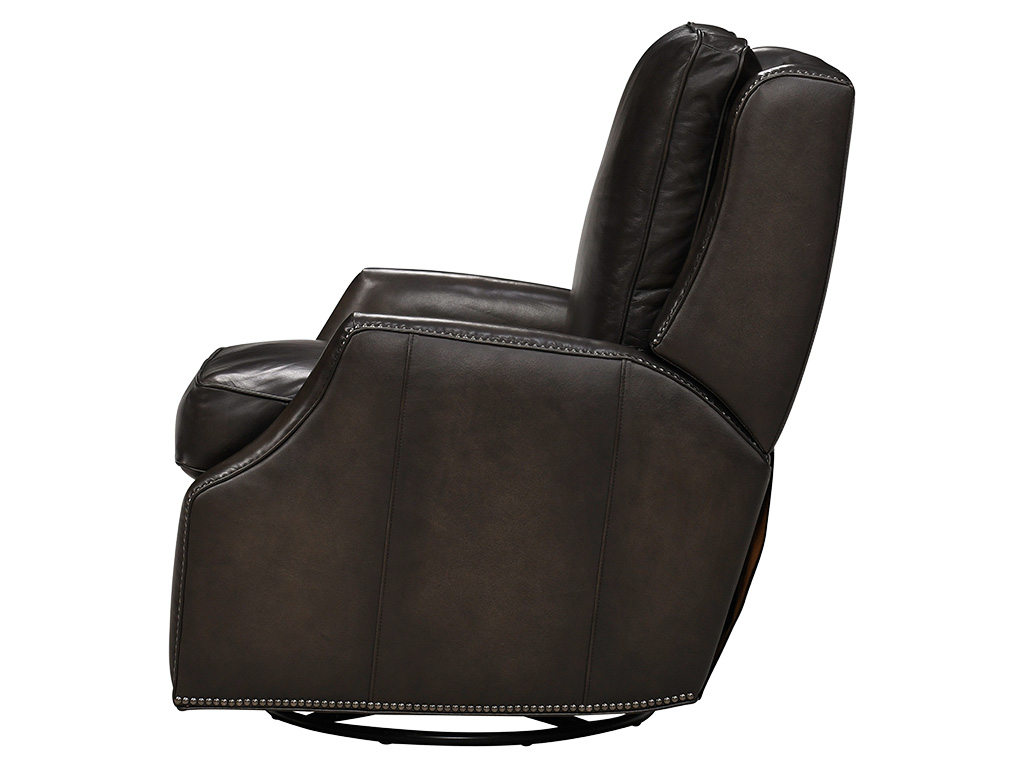 Kerley Sarzana Castle Leather Power Swivel Glider Recliner