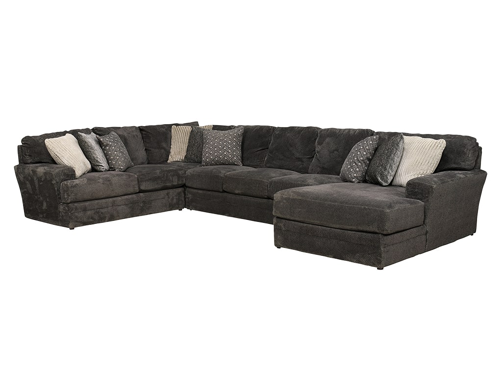 Mammoth Smoke 4 Piece Sectional | Woodstock Furniture & Mattress