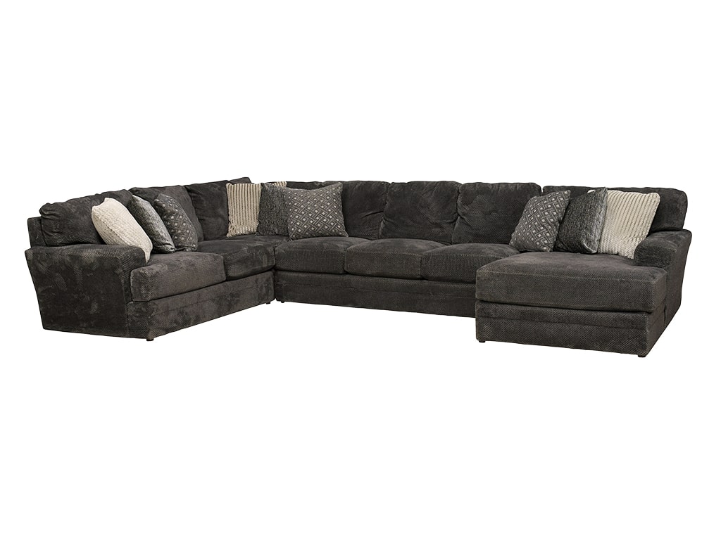 Mammoth Smoke 4 Piece Sectional | Woodstock Furniture & Mattress