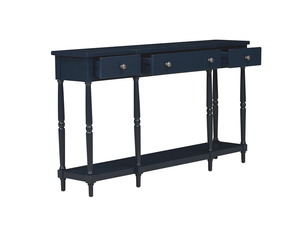 Stately Home Navy 60 Breakfront Console Table | Woodstock