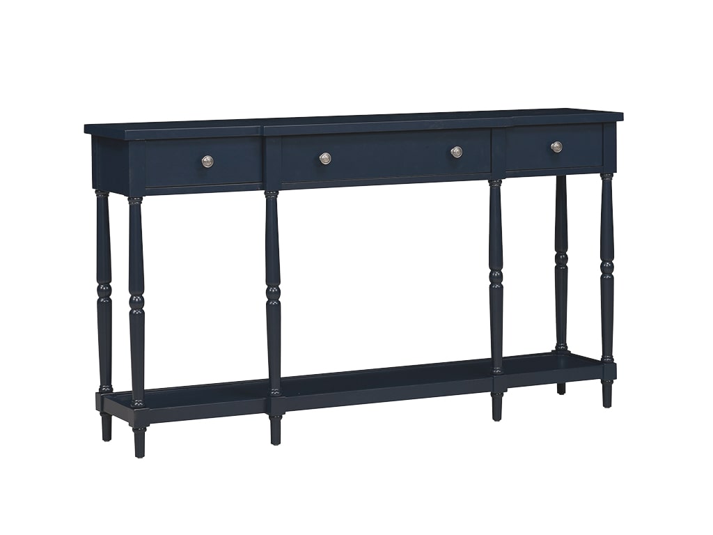 Stately Home Navy 60 Breakfront Console Table | Woodstock