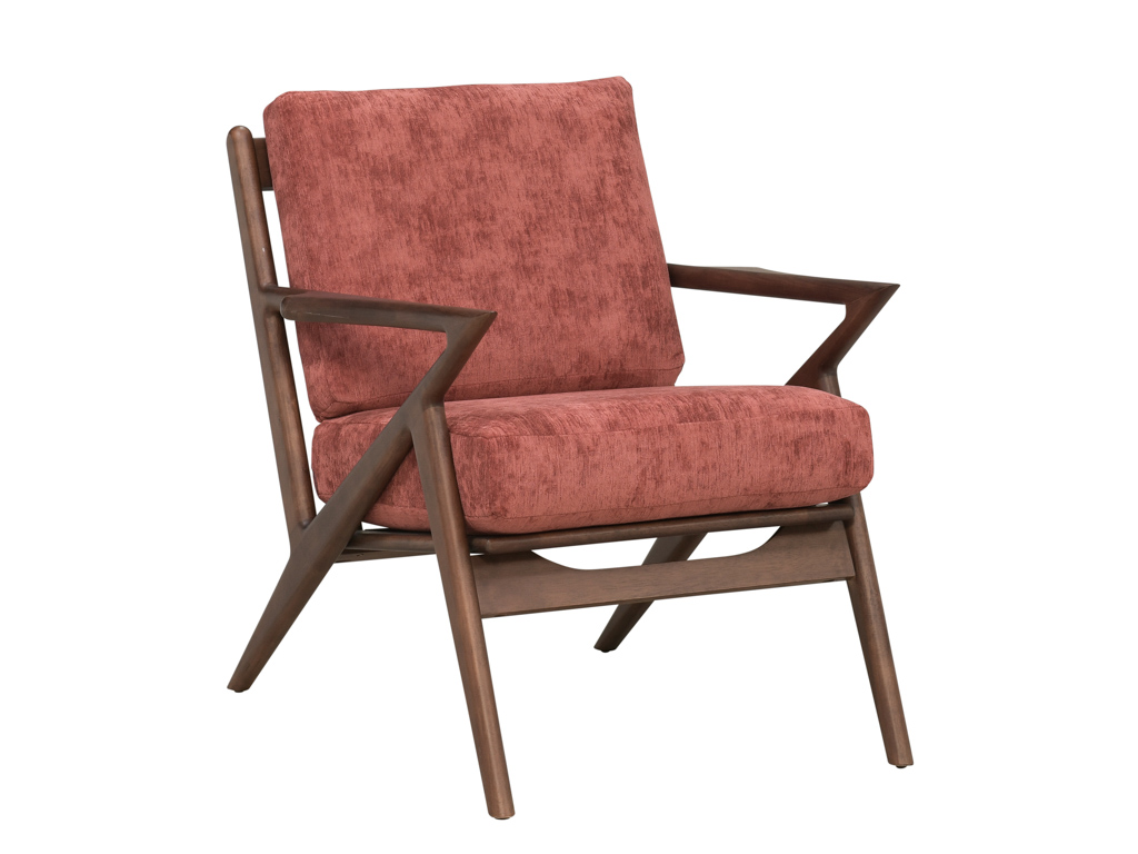 Soto Crave Berry Hibiscus Accent Chair | Woodstock Furniture