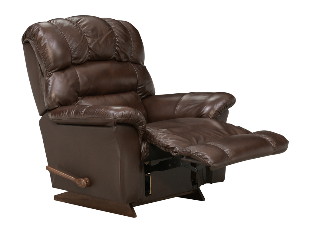 Randell Harvest Leather Manual Rocker Recliner | Woodstock