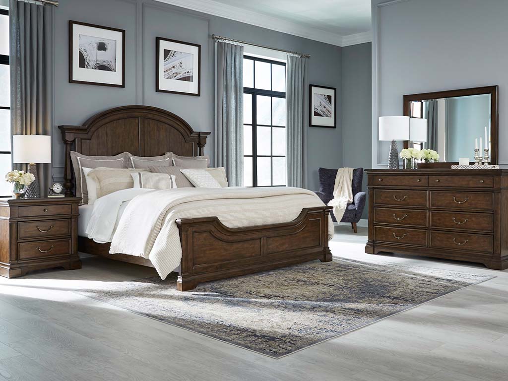 Arden Road Cherry 4 Piece Bedroom Set | Woodstock Furniture