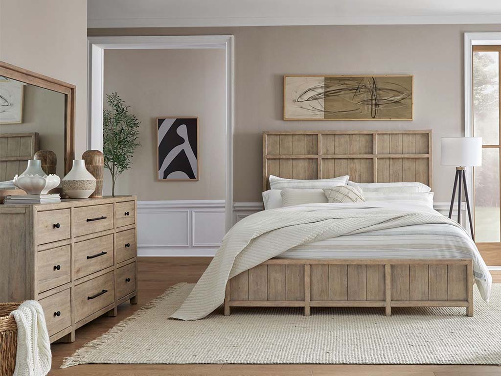 Proximity Place Barley Buff Mirror | Woodstock Furniture
