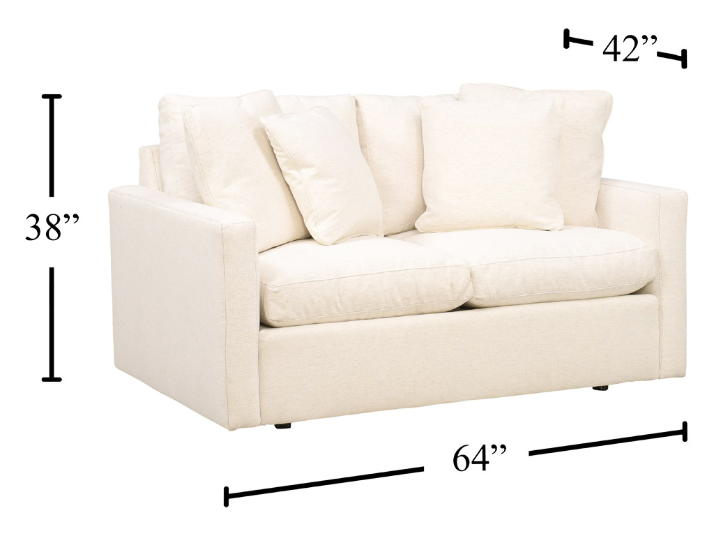5546 Nomad Snow Crypton Loveseat | Woodstock Furniture & Mattress