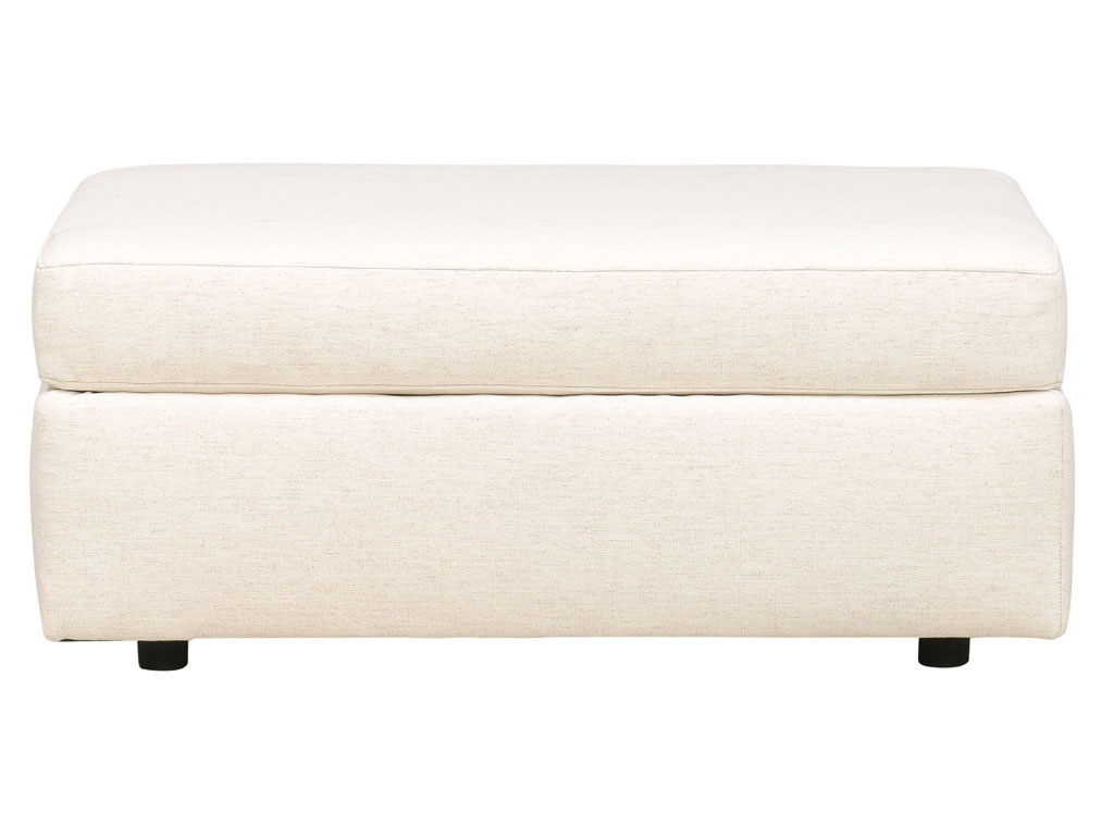5546 Nomad Snow Crypton Accent Ottoman | Woodstock Furniture