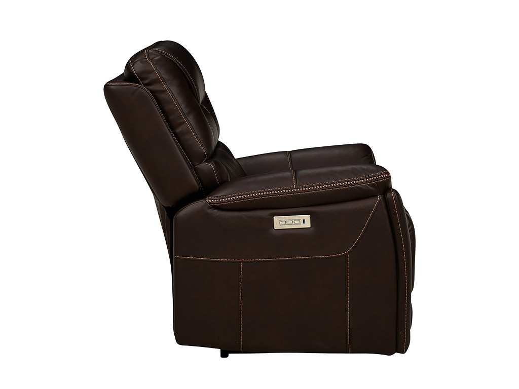 Drake Walnut Triple Power 1r Recliner W Headtest Lumbar