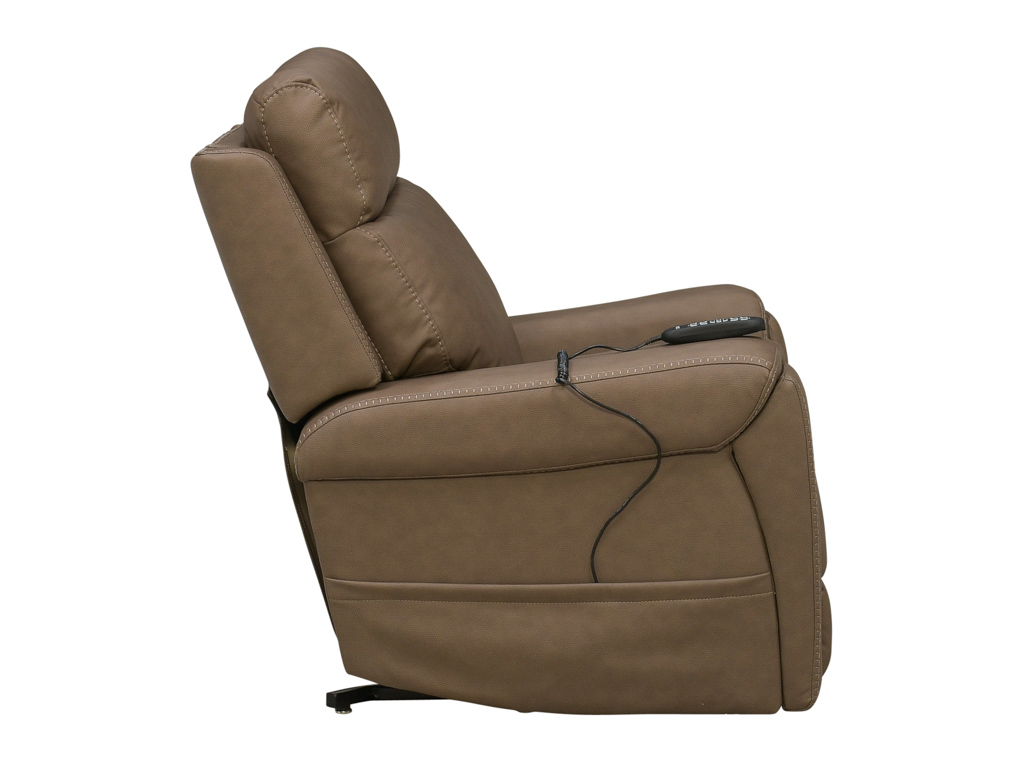 Zadar Fortezza Cappuccino Dual Power Lift Recliner With Heat And