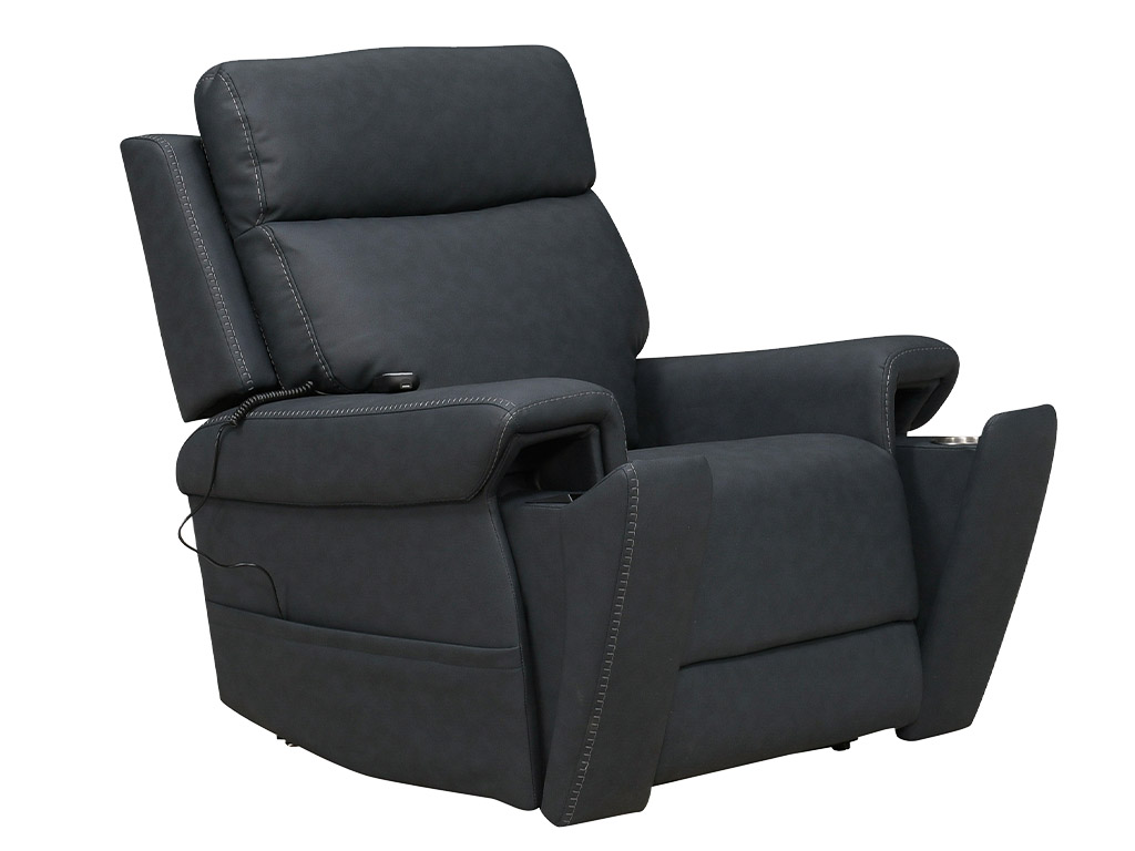 Zadar Fortezza Slate Dual Power Lift Recliner With Heat And Air