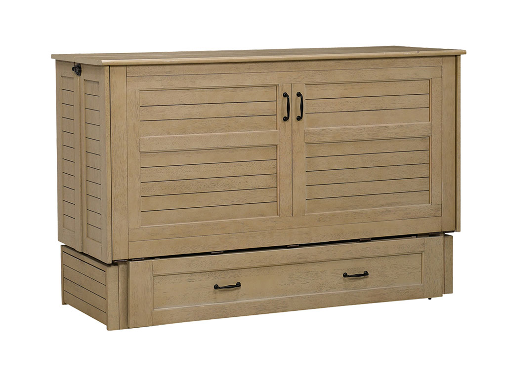Sagebrush Stonewash Murphy Cabinet Mattress | Woodstock Furniture