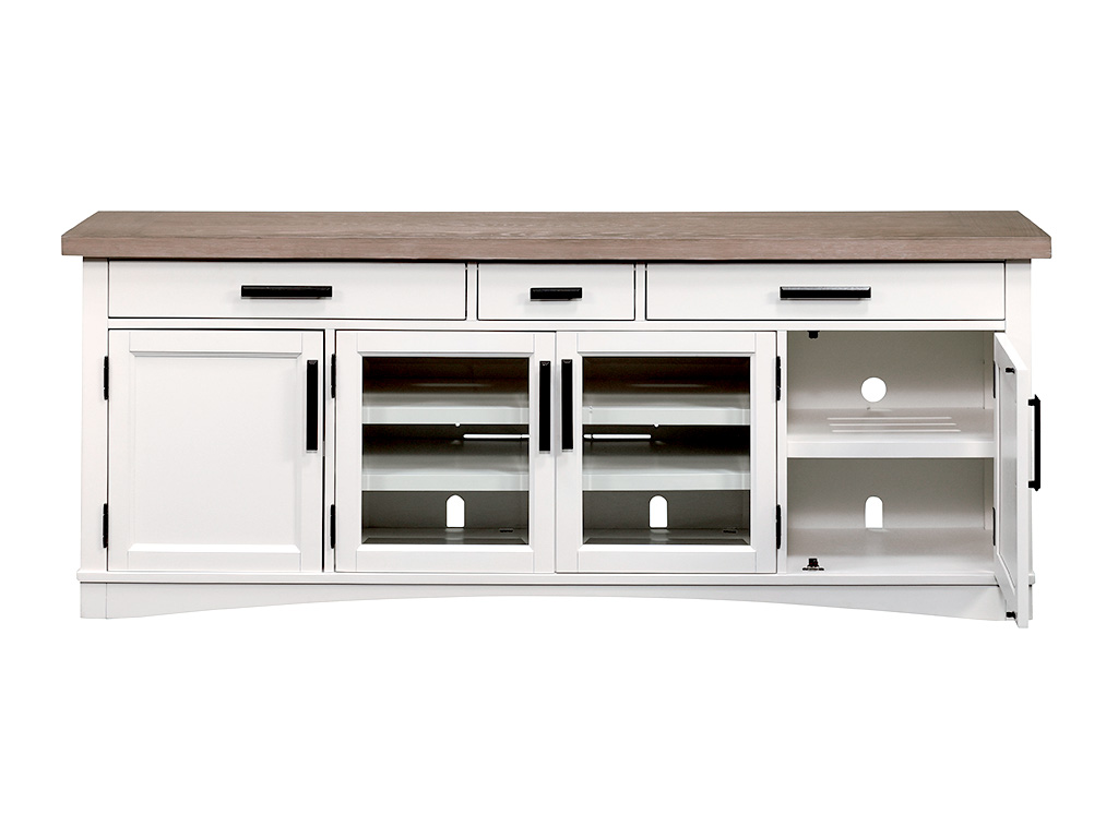 Americana Modern Cotton 76 Inch Tv Console | Woodstock Furniture
