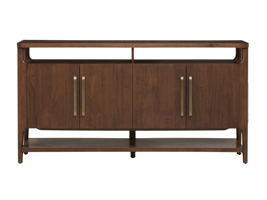 Delia Nouveau Walnut Four Door Server | Woodstock Furniture