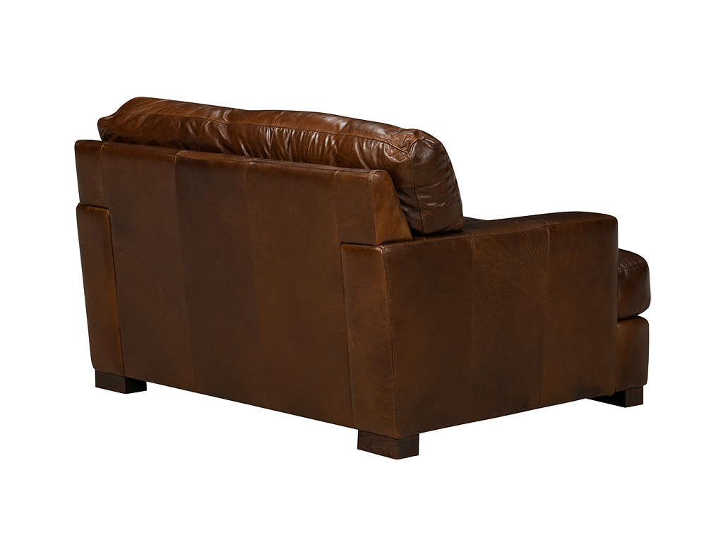 Dallas Chestnut Leather Maxi Chair | Woodstock Furniture