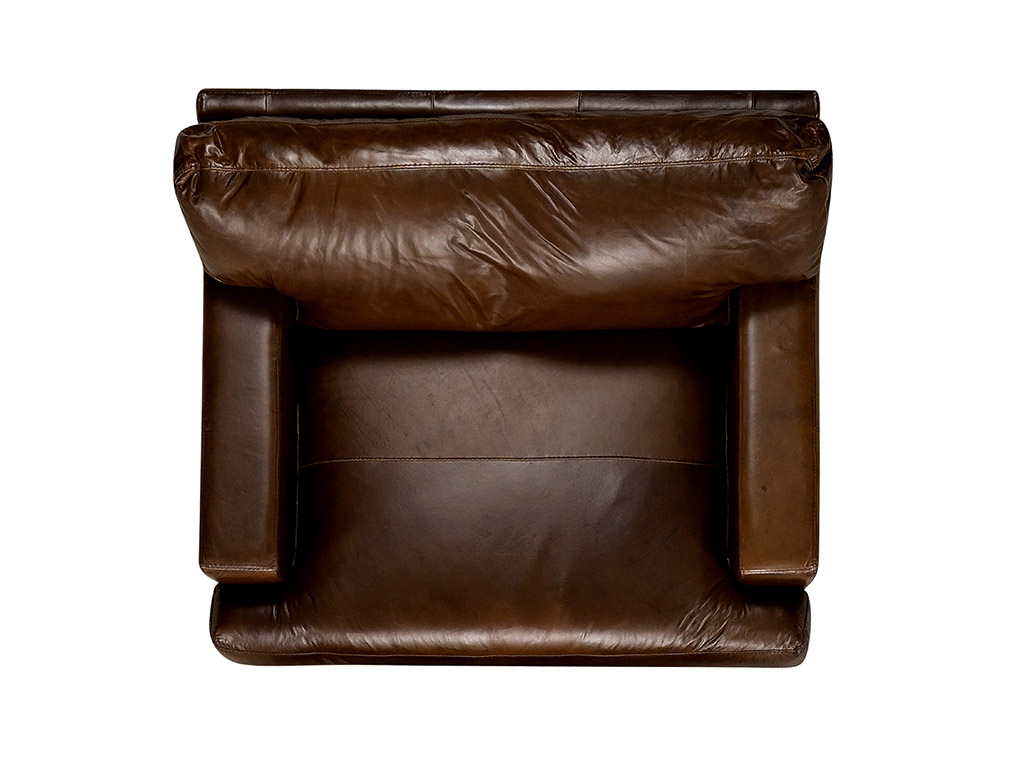 Dallas Chestnut Leather Maxi Chair | Woodstock Furniture