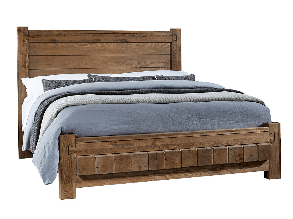 Dovetail Natural Poster Bed With 6x6 Footboard | Woodstock