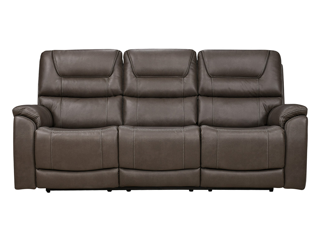 Drake Smoke Zero Gravity Triple Power Console Loveseat W Power