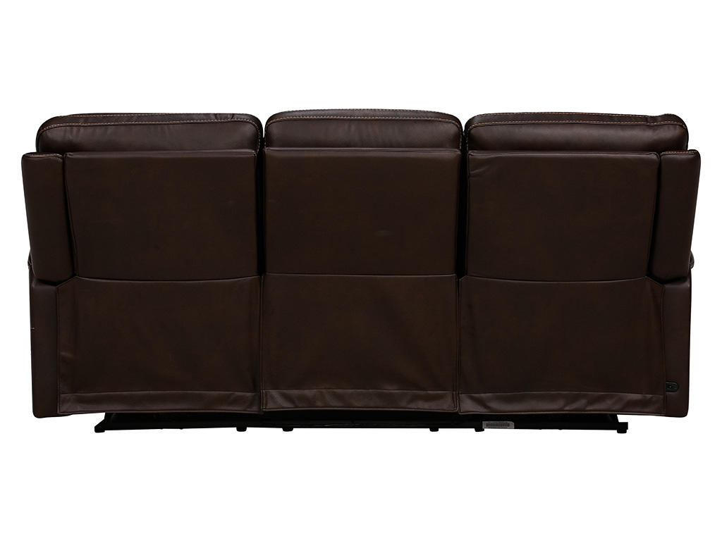 Drake Walnut Triple Power 3rr Sofa W Headrest Lumbar | Woodstock